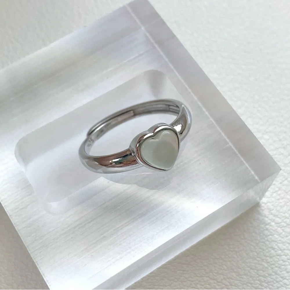 Silver Heart Ring - Picture 2 of 2